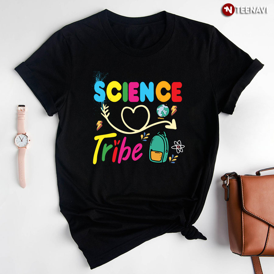 Science Tribe Heart Teacher Back To School T-Shirt