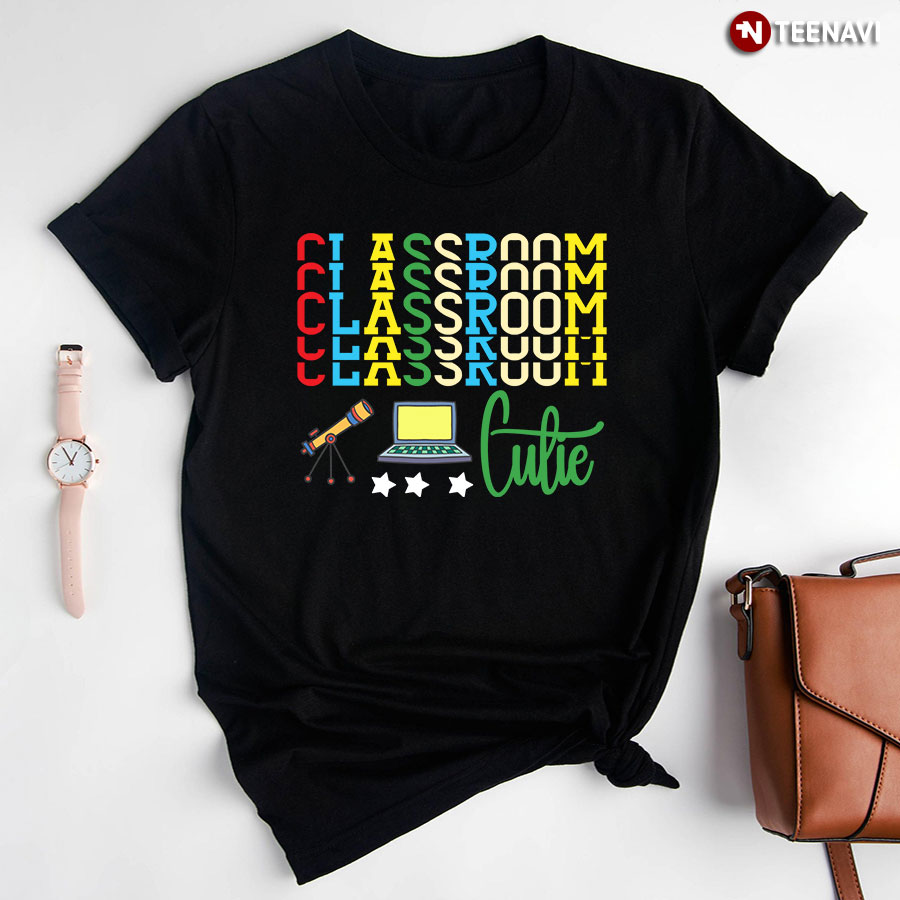 Classroom Cutie Telescope Laptop Back To School T-Shirt