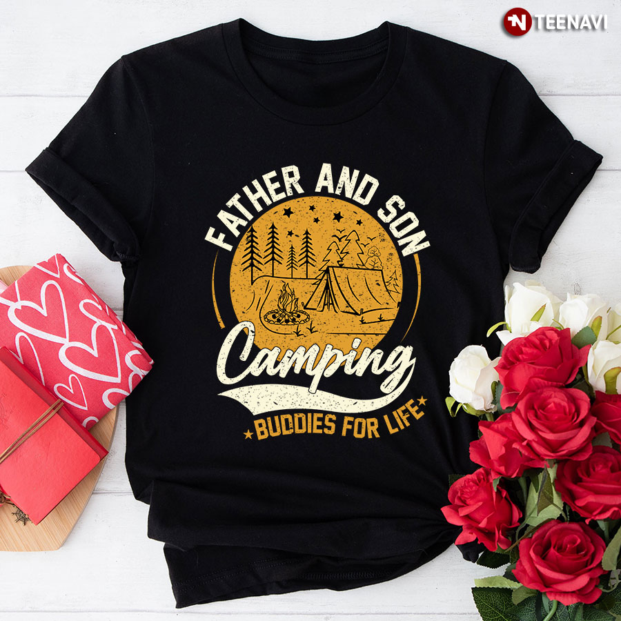 Father And Son Camping Buddies For Life T-Shirt