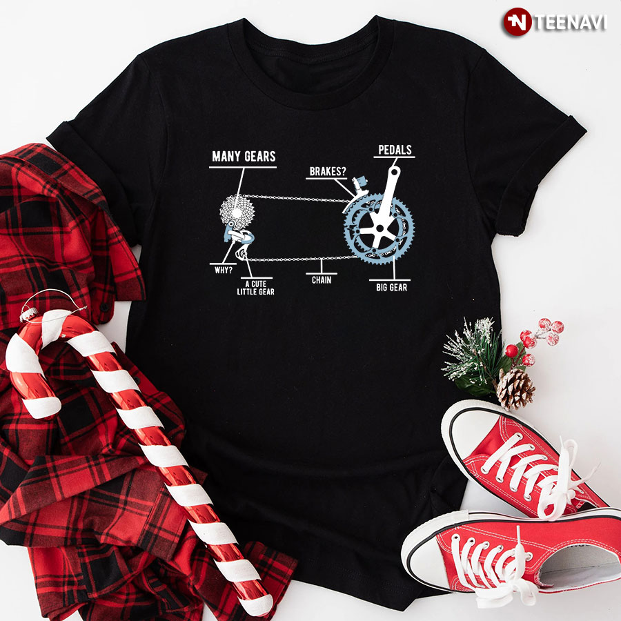 Bicycle Anatomy Cycling Lover T-Shirt