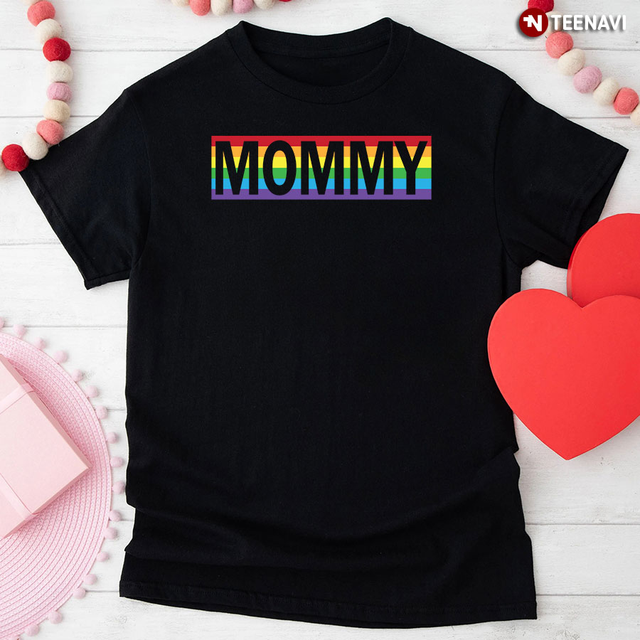 Mommy LGBT Pride Flag T-Shirt