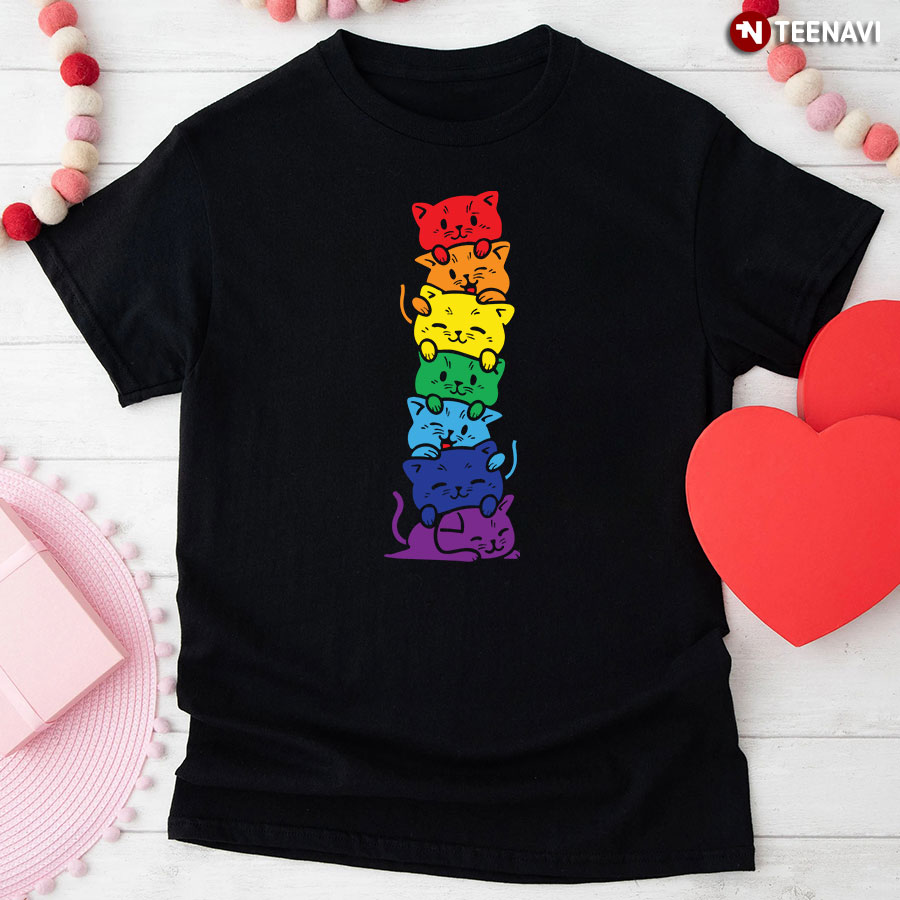 LGBT Cute Cats T-Shirt