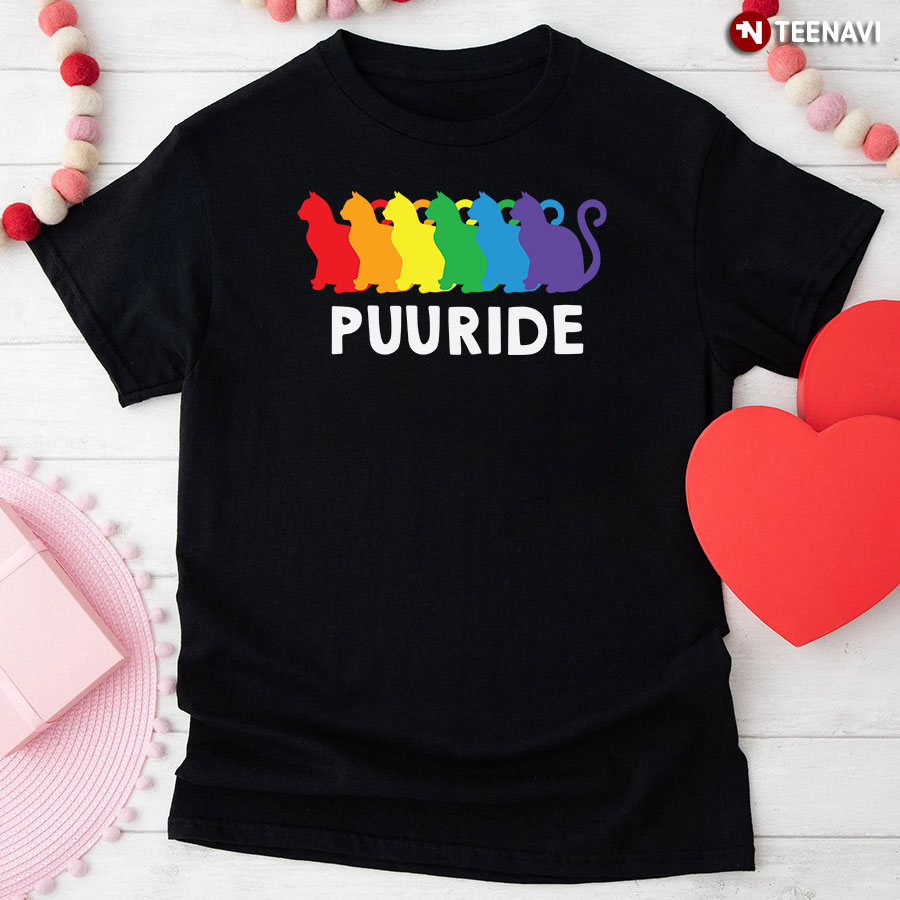Puuride LGBT Cats T-Shirt