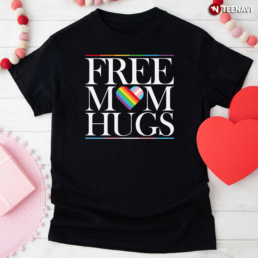 Free Mom Hugs LGBT Trans T-Shirt