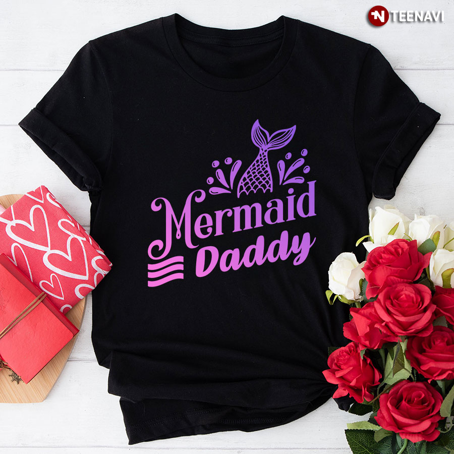 Mermaid Daddy Ocean T-Shirt