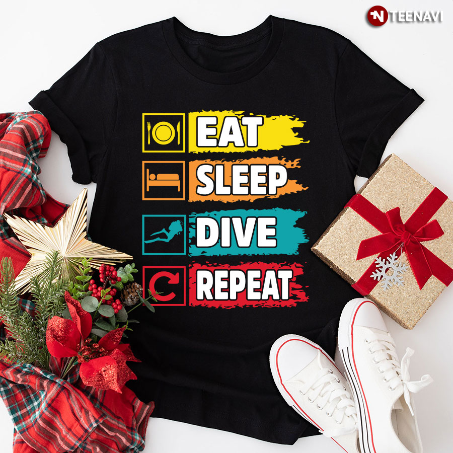 Eat Sleep Dive Repeat T-Shirt