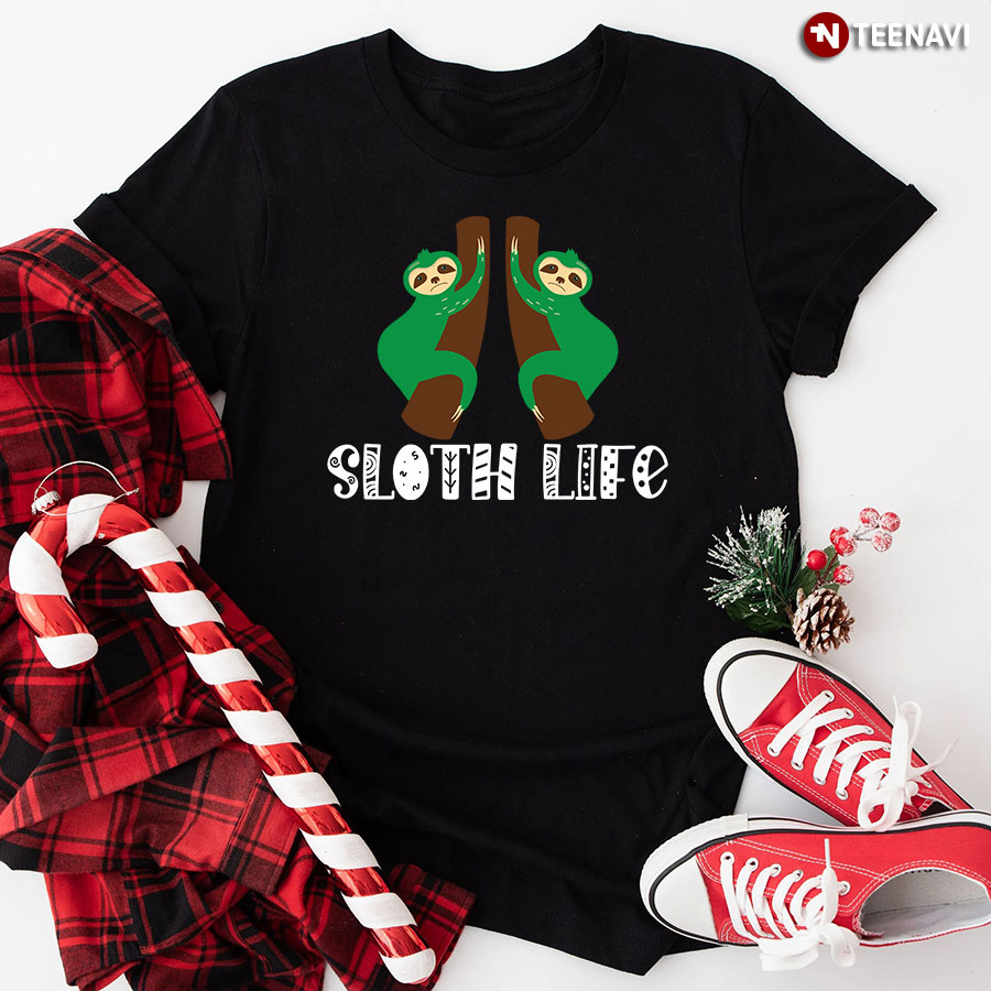 Sloth Life Green Sloths T-Shirt – Kids Tee