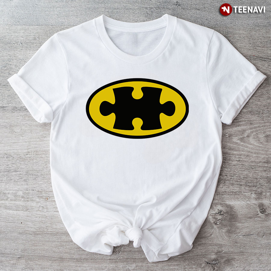 Batman Autism Puzzle Piece T-Shirt - Unisex Tee