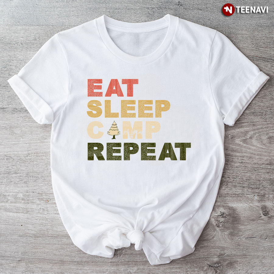 Eat Sleep Camp Repeat T-Shirt