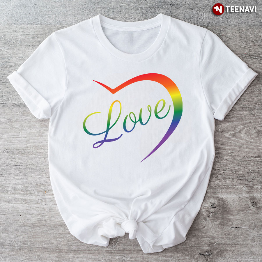 Love Heart LGBT T-Shirt
