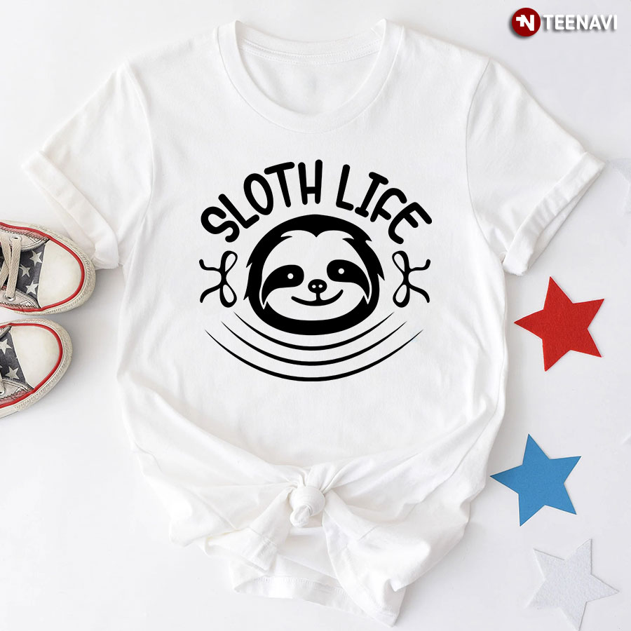 Sloth Life Ribbon T-Shirt – Women's Tee