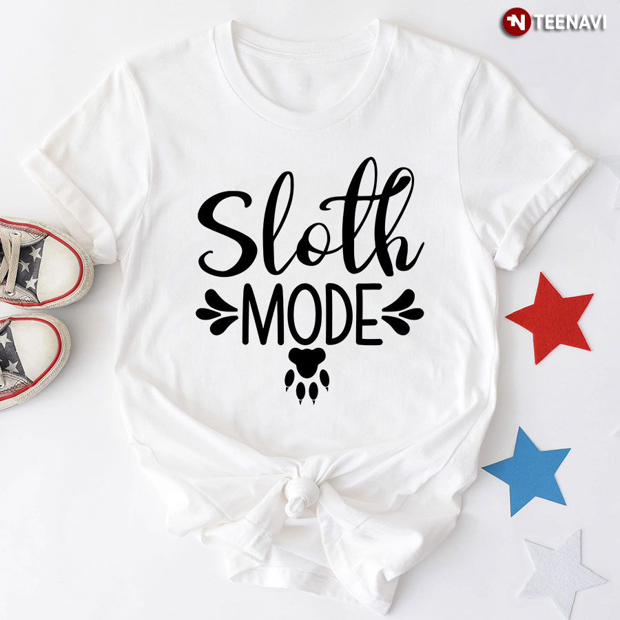 Sloth Mode Sloth Footprint T-Shirt - Kids Tee