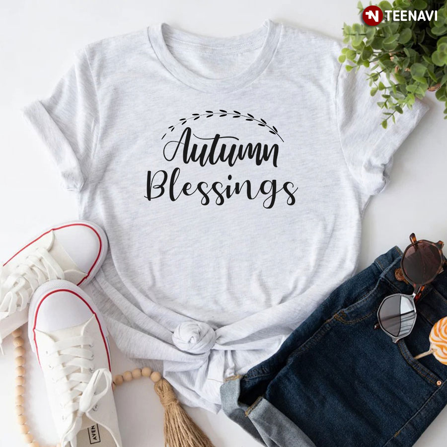 Autumn Blessings Thanksgiving Day T-Shirt