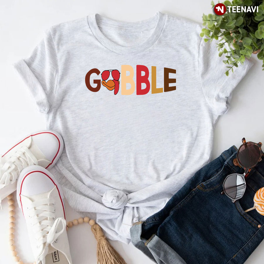 Gobble Turkey Thanksgiving T-Shirt