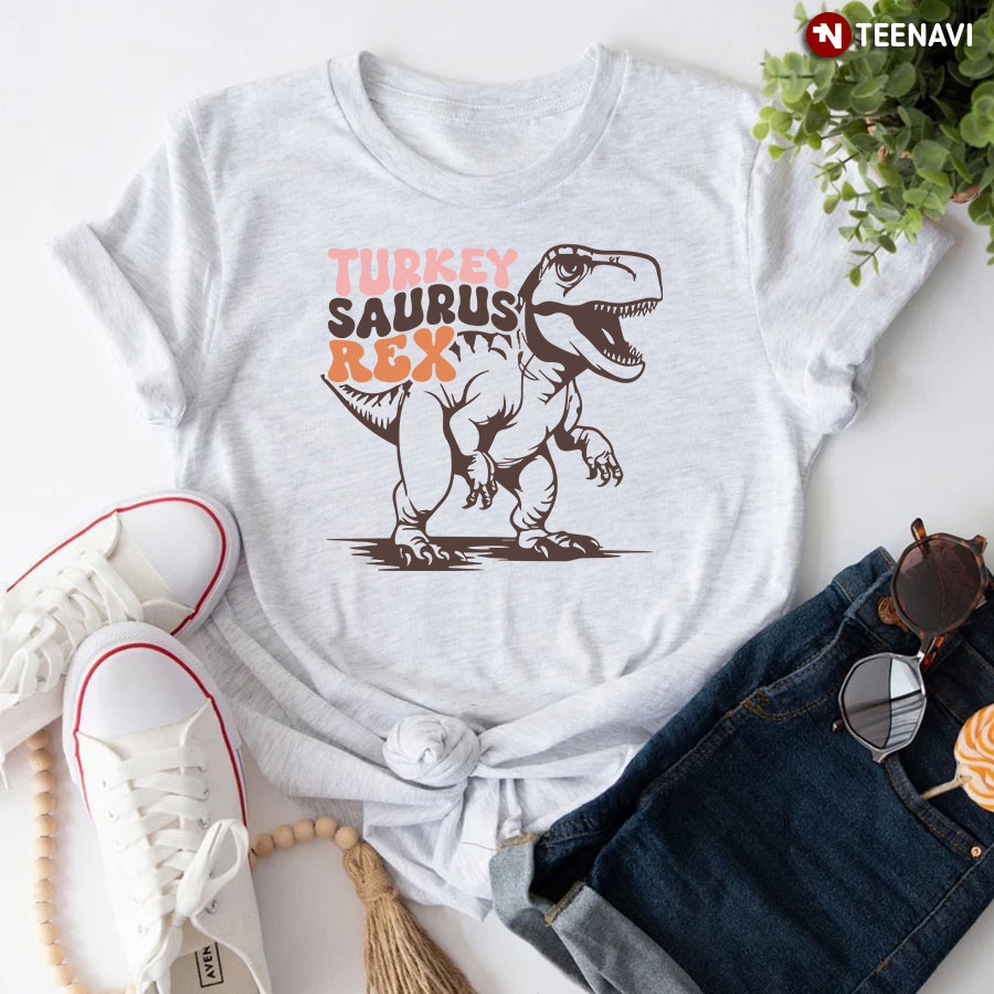 Turkey Saurus Rex Thanksgiving T-Shirt