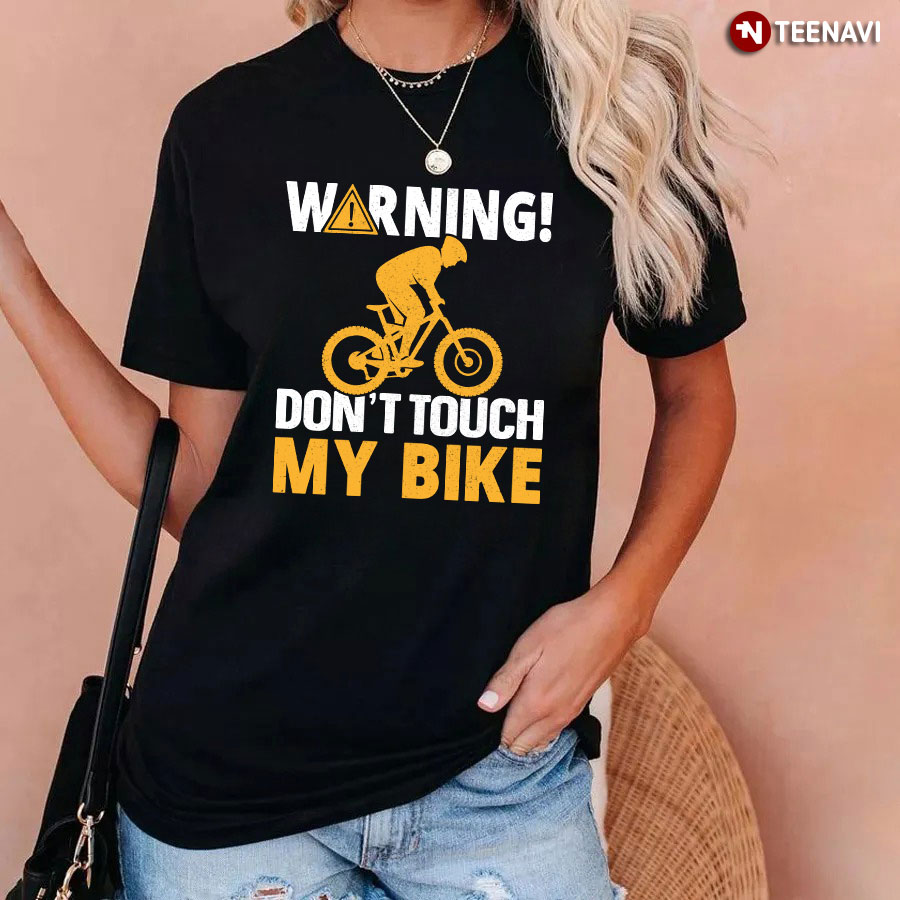 Amazon.com: Funny Motorcycle Or Biker Helmet Design - Don't Touch My Bike  Vinyl Sticker Waterproof Bumper Sticker Laptop Window 5