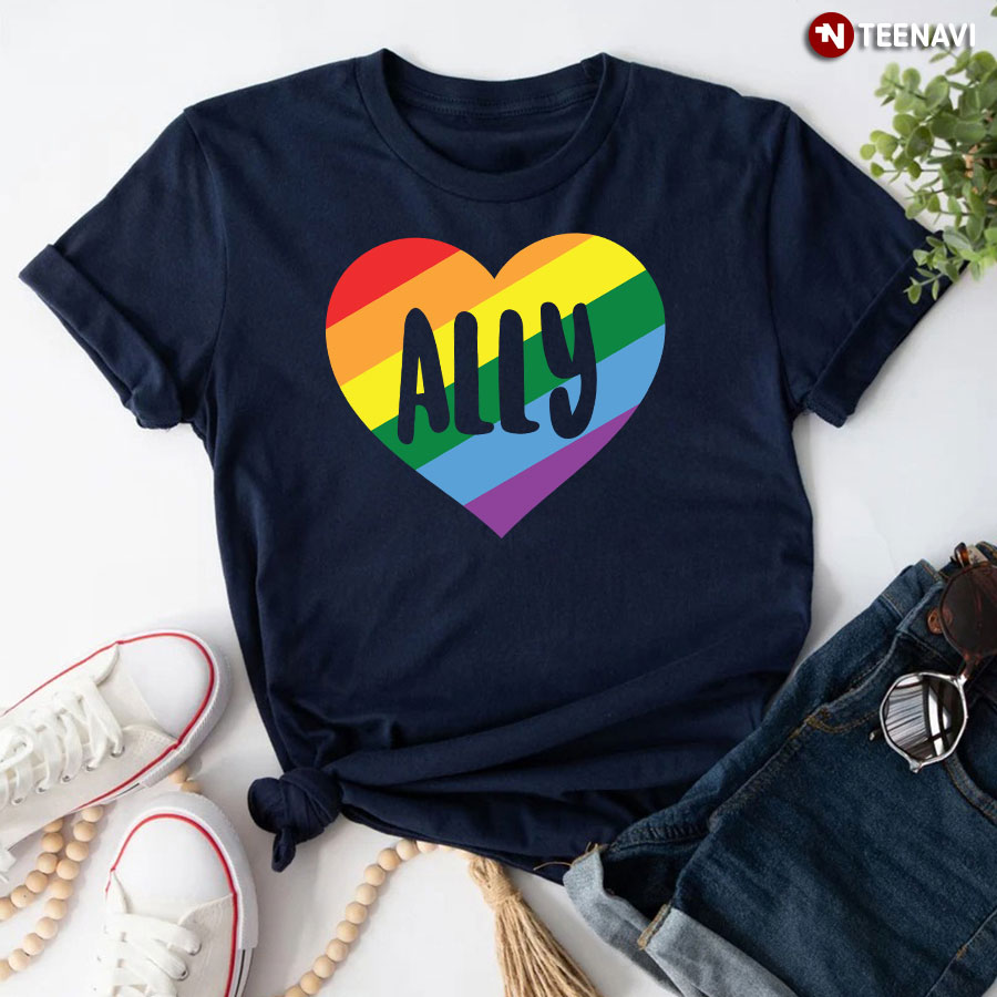 Ally LGBT Heart T-Shirt
