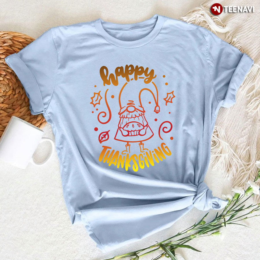 Happy Thanksgiving Gnome T-Shirt