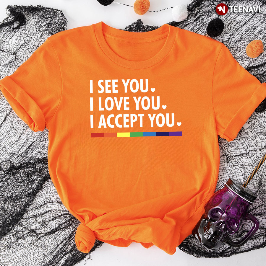 I See You I Love You I Accept You LGBT T-Shirt
