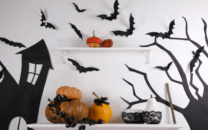 how to decorate your house for Halloween cheap
