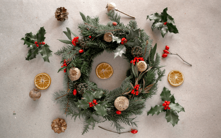how do you make a wreath step by step