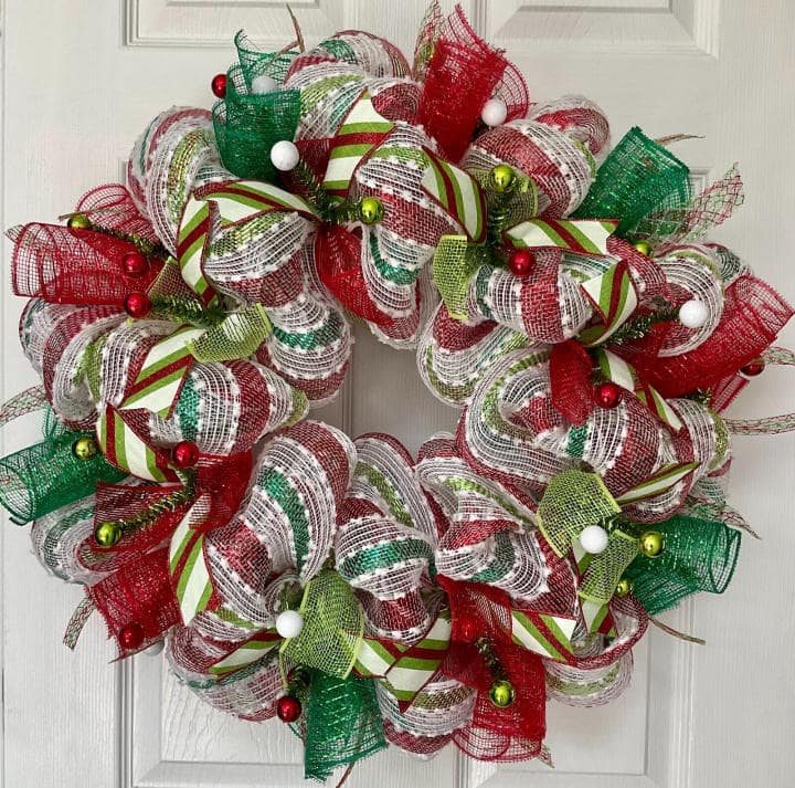 how to make a ribbon for a wreath