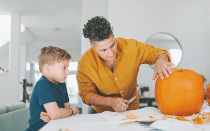 ideas for carving a small Pumpkin
