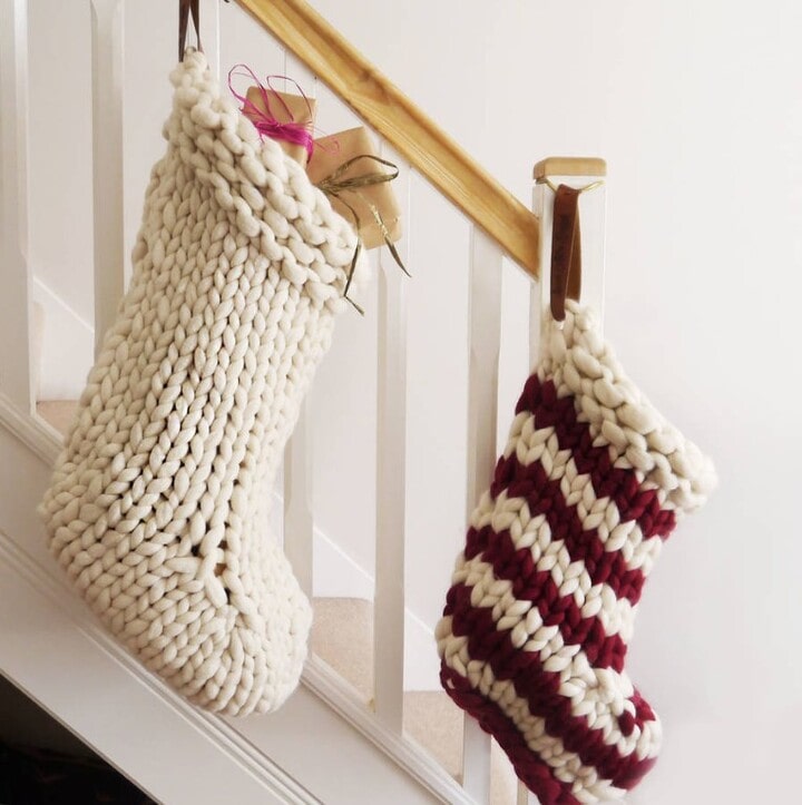how to decorate a stocking for Christmas