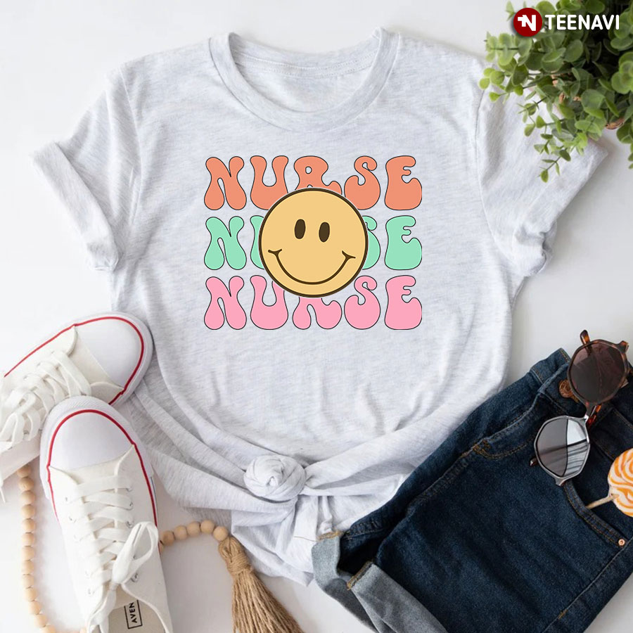 Nurse Nurse Nurse Smile Face T-Shirt
