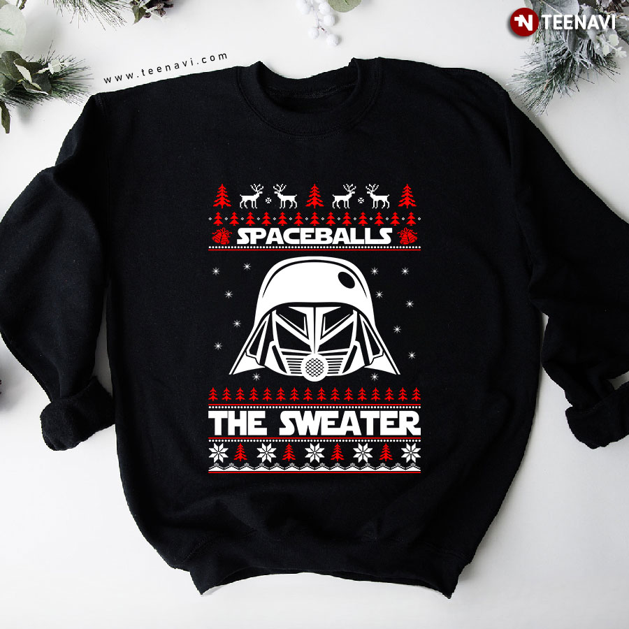 Spaceballs The Sweater Darth Vader Star Wars Ugly Christmas Sweatshirt