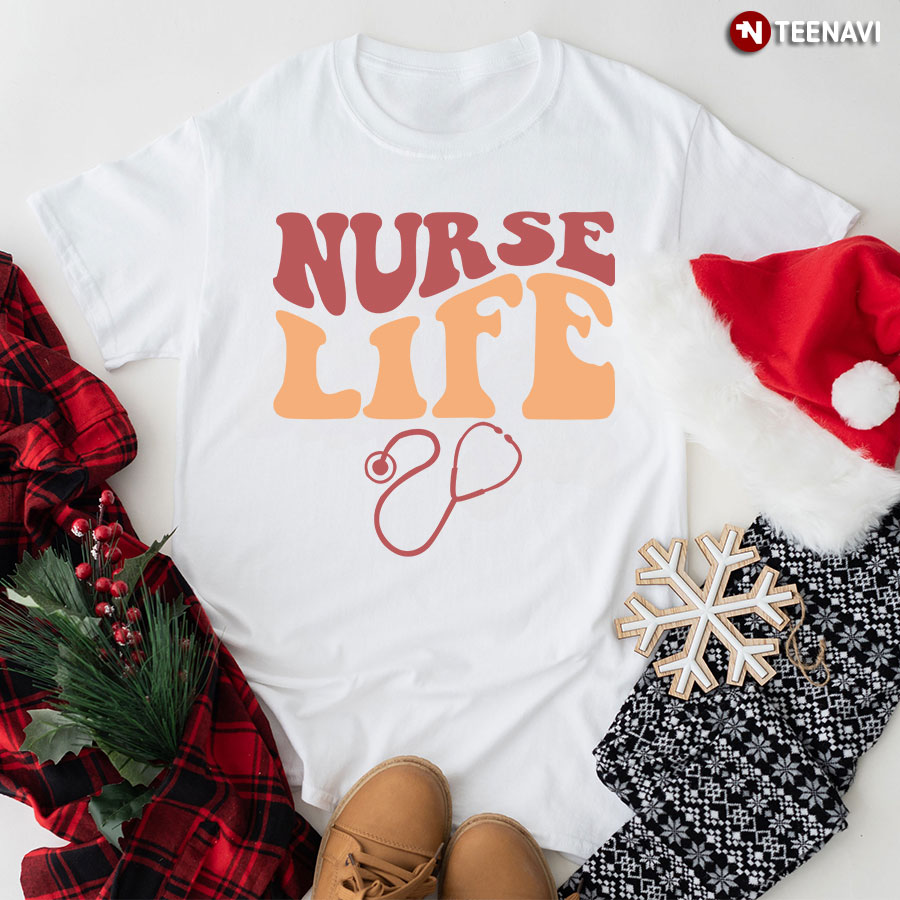 Nurse Life Stethoscope T-Shirt - Men's Tee
