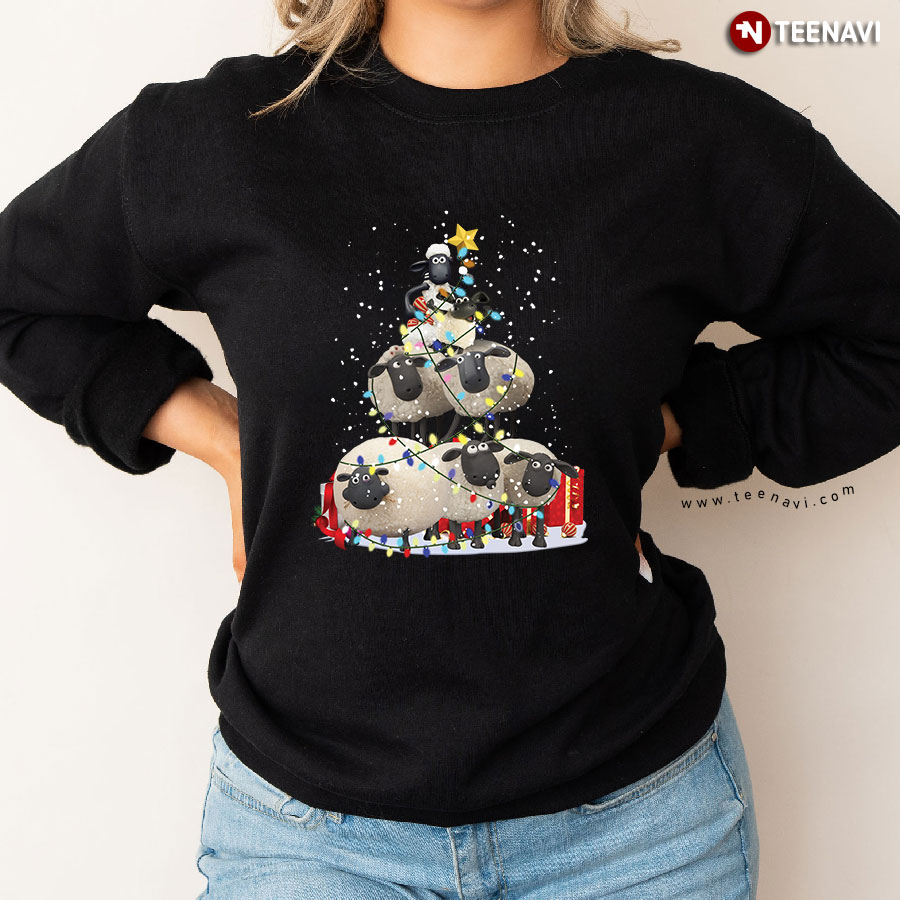 Black Sheep Christmas Tree Sweatshirt - Kids