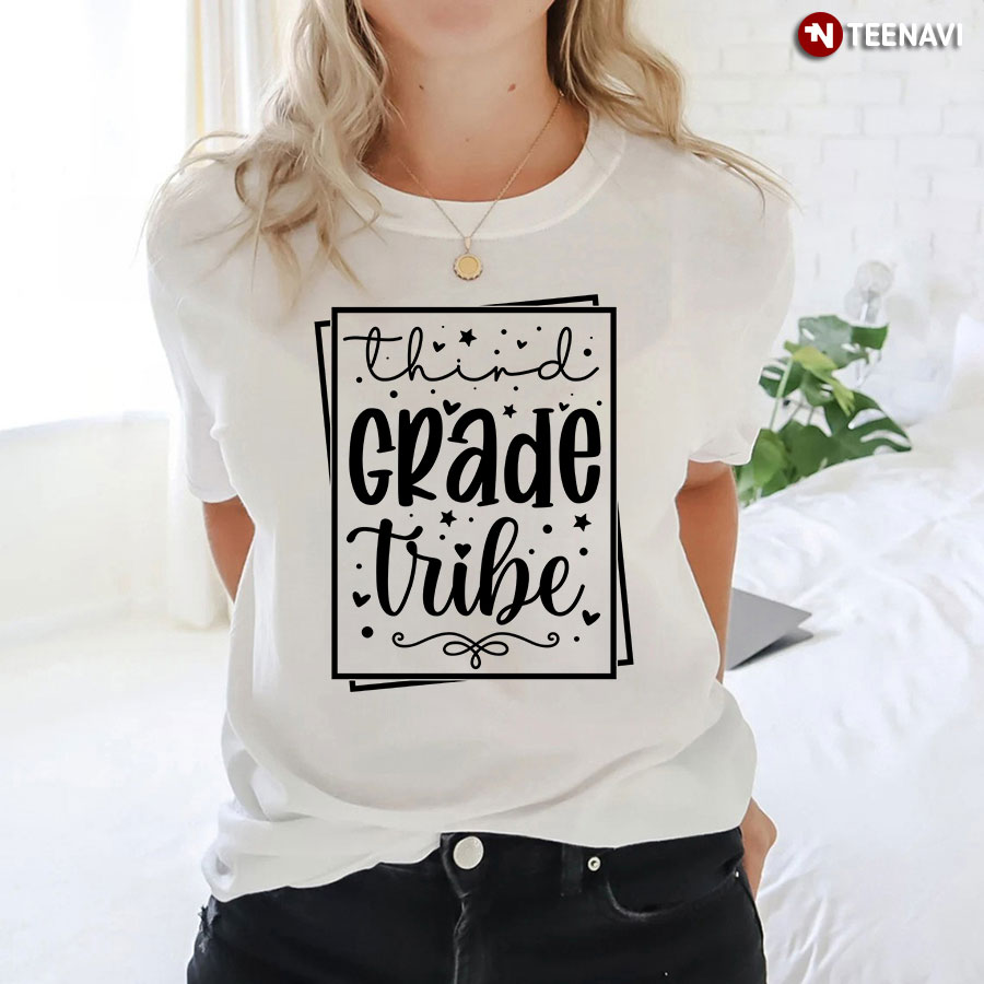 Third Grade Tribe 3rd Grade Student Teacher Back To School T-Shirt