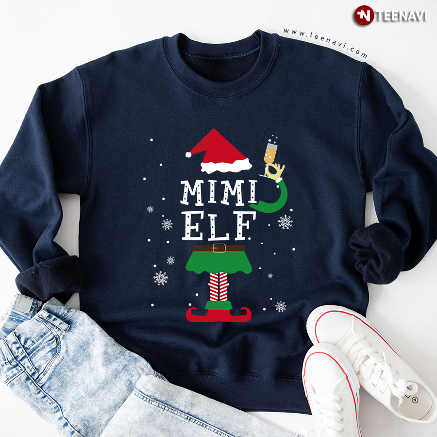 Mimi Elf Family Matching Christmas Sweatshirt