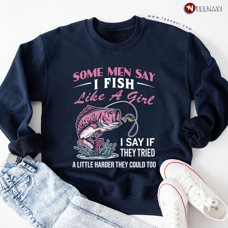 This The Cute Fish Ladies Missy Fit Long Sleeve Shirt