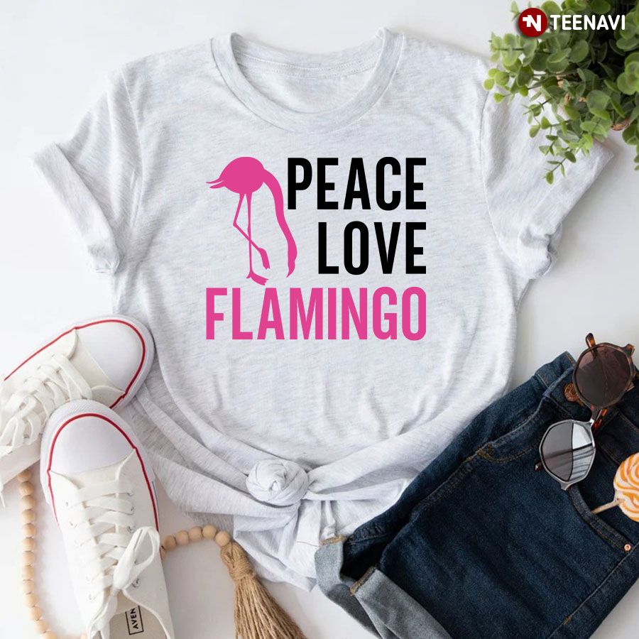 Peace Love Flamingo T-Shirt