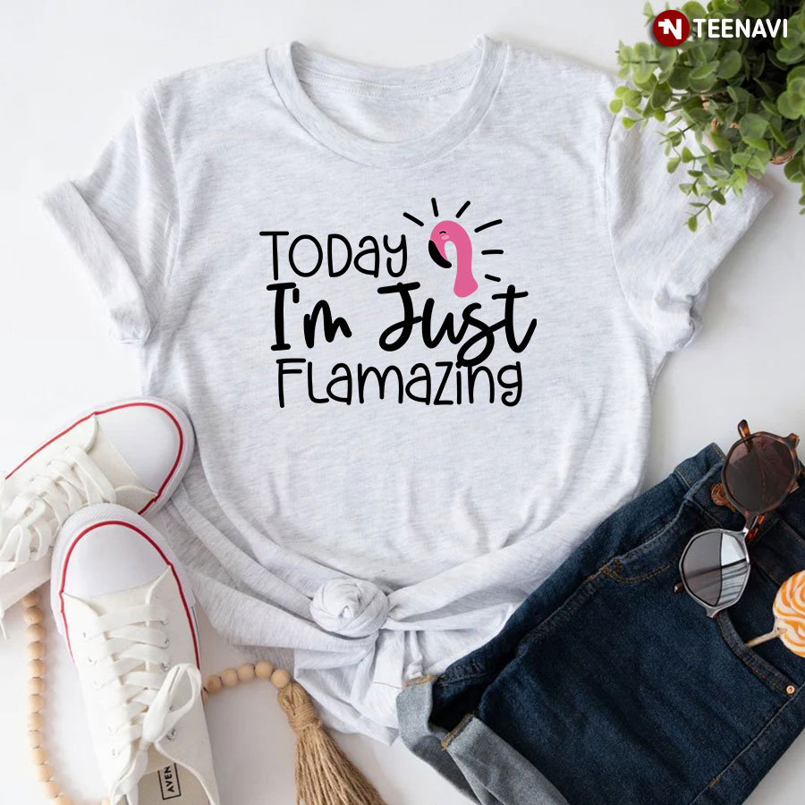 Flamingo Today I'm Just Flamazing T-Shirt