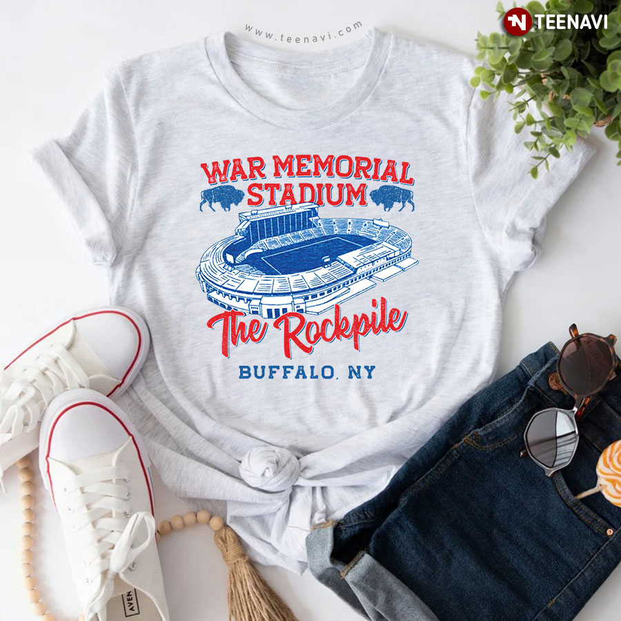 War Memorial Stadium The Rockpile Buffalo NY T-Shirt