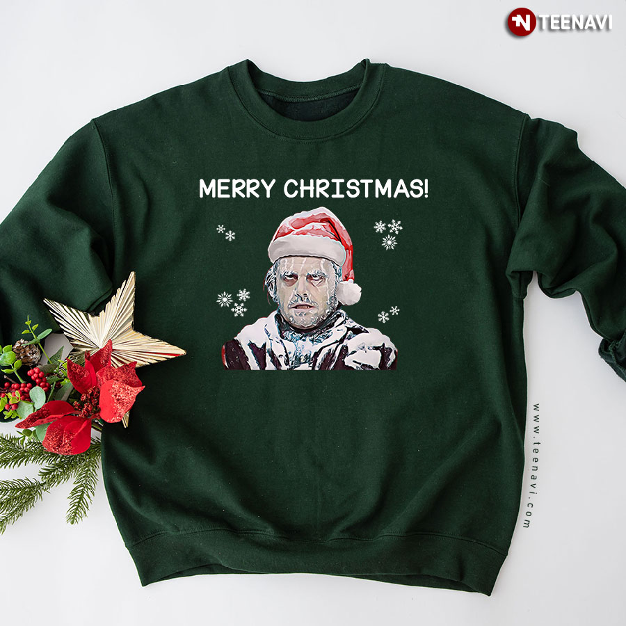 Merry Christmas! Frozen Jack Torrance The Shining Snowflake Sweatshirt