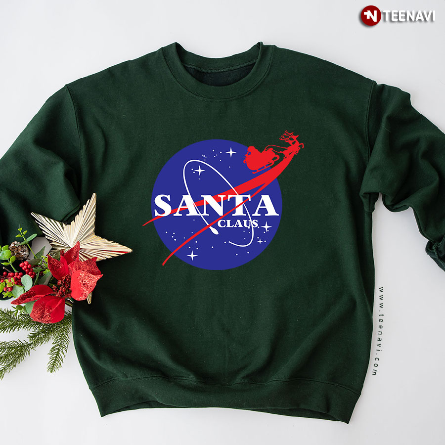 Santa Claus NASA Christmas Sweatshirt