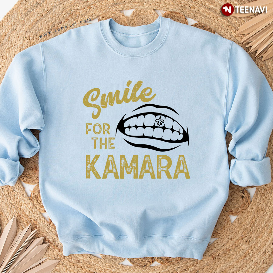 Smile For The Kamara New Orleans Saints Football Sweatshirt