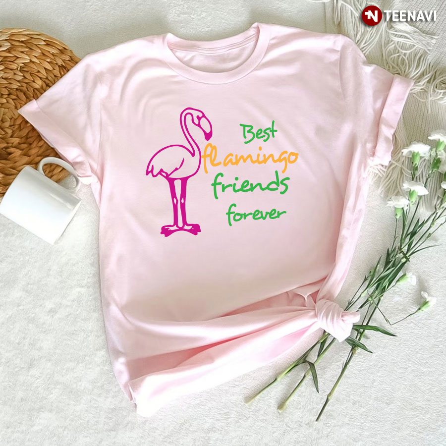 Best Flamingo Friends Forever T-Shirt - Unisex Tee