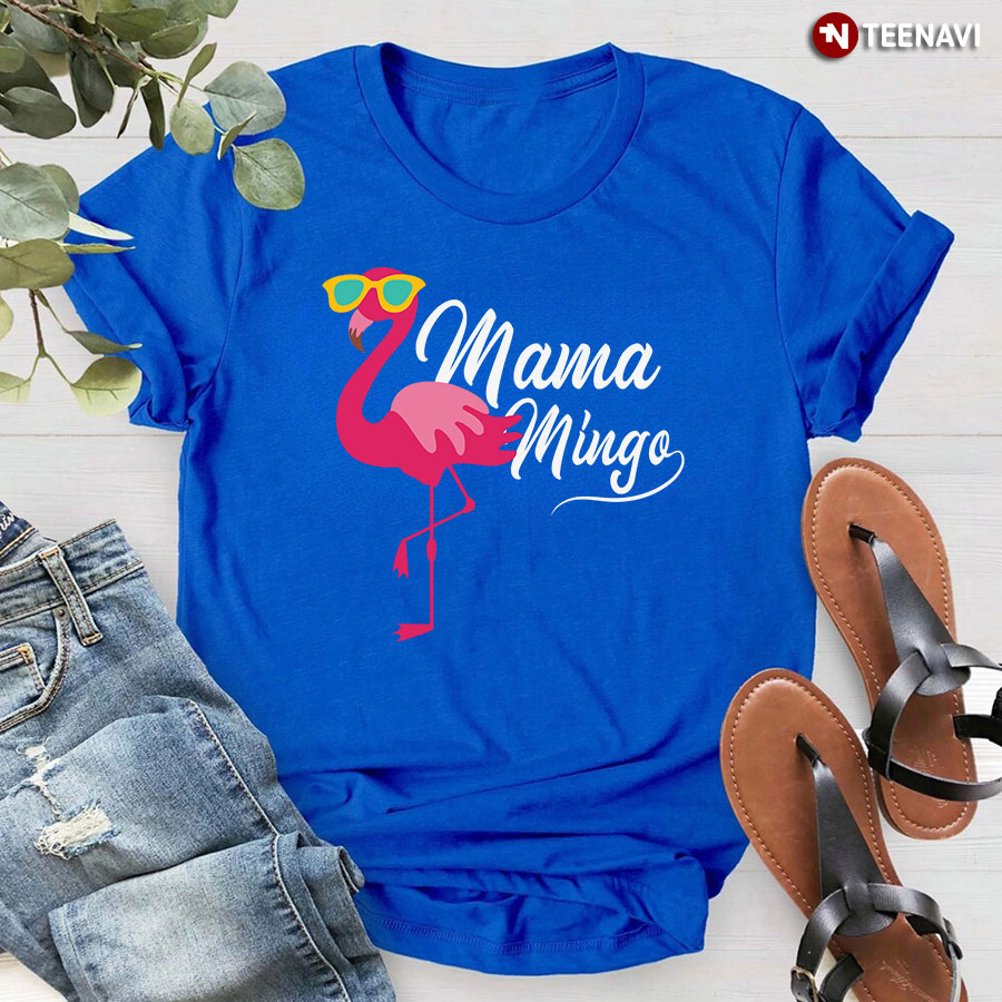 Mamamingo Mama Mother's Day Pink Flamingo T-Shirt