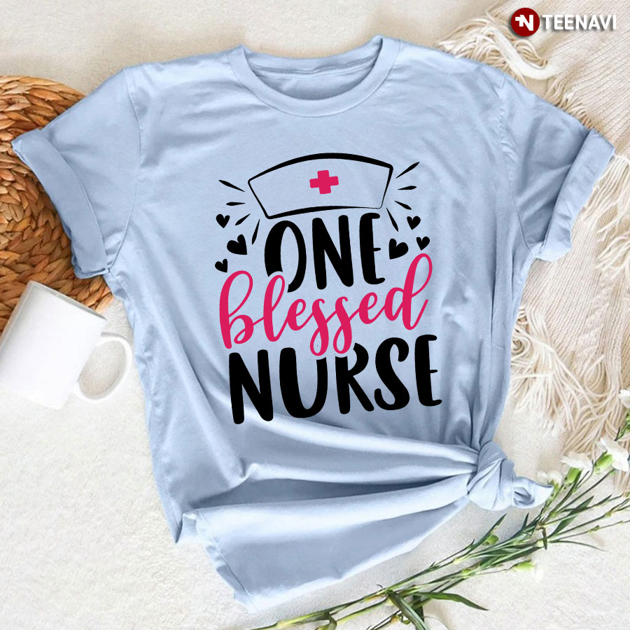 One Blessed Nurse Heart T-Shirt