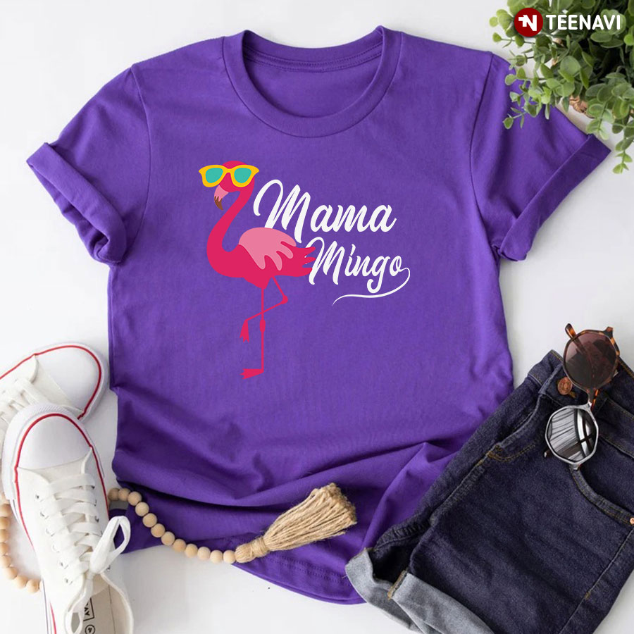 Mamamingo Mama Mother's Day Pink Flamingo T-Shirt