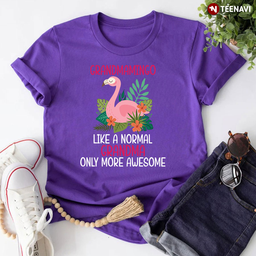 Grandmamingo Like A Normal Grandma Only More Awesome T-Shirt