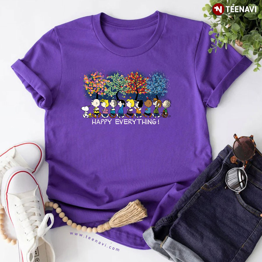 Happy Everything Peanuts Characters T-Shirt