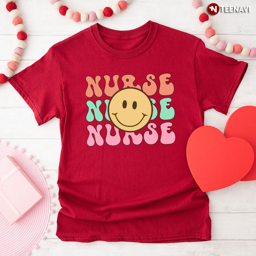 Nurse Nurse Nurse Smile Face T-Shirt