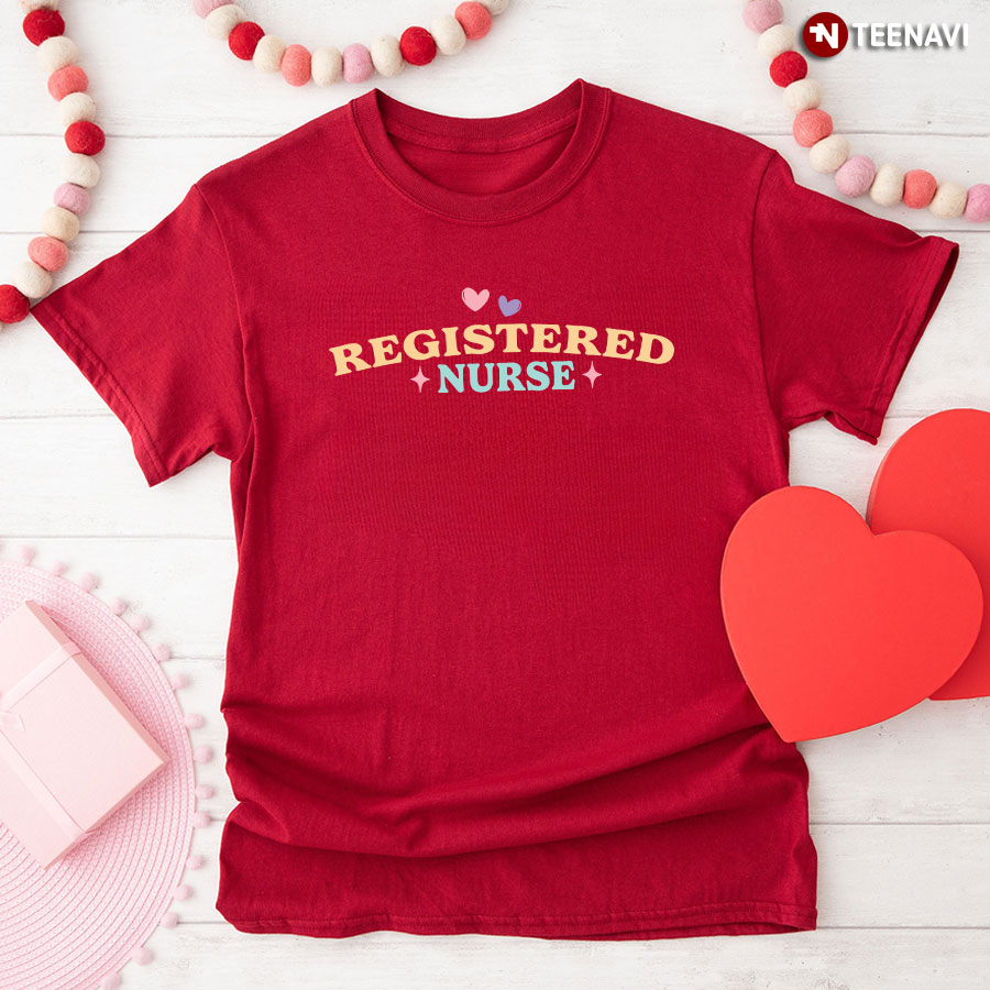Registered Nurse Heart T-Shirt - Women's Tee