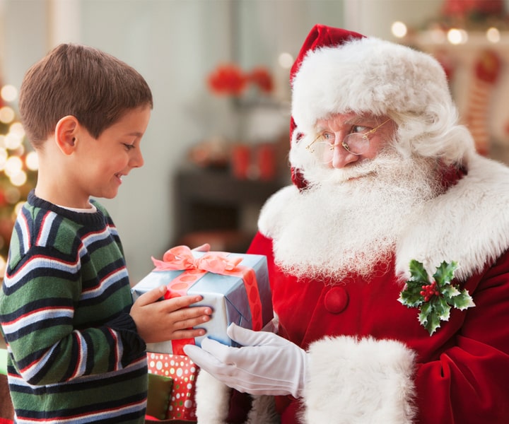 how to dress up as Santa Claus